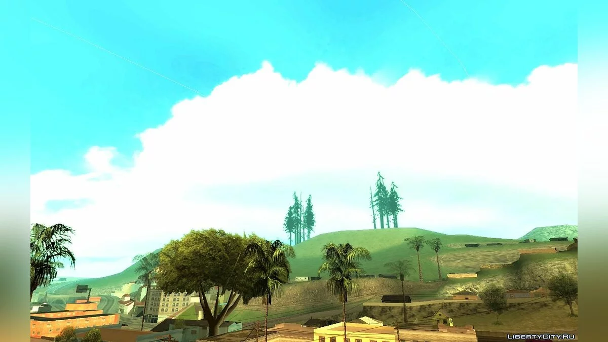 Реалистичные облака (Красивое небо) V1.3.4 (Обновление от 09.06.2021) / GTA San Andreas