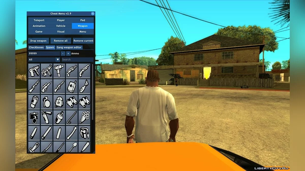 Чит-Меню v3.2 / GTA San Andreas