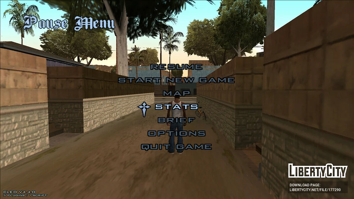 [III/VC/SA] Transparent Menu V5 / GTA San Andreas