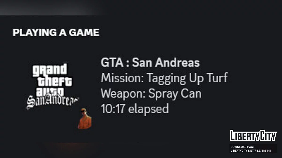 Discord RichER Presence / GTA San Andreas