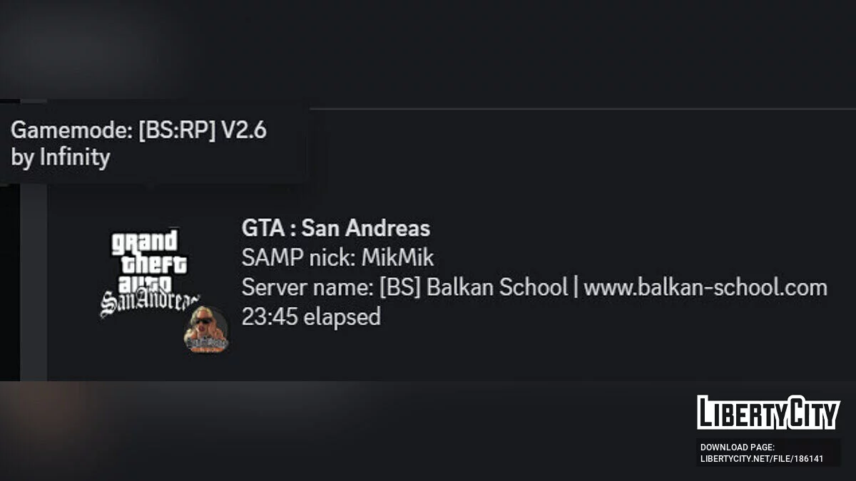 Discord RichER Presence / GTA San Andreas