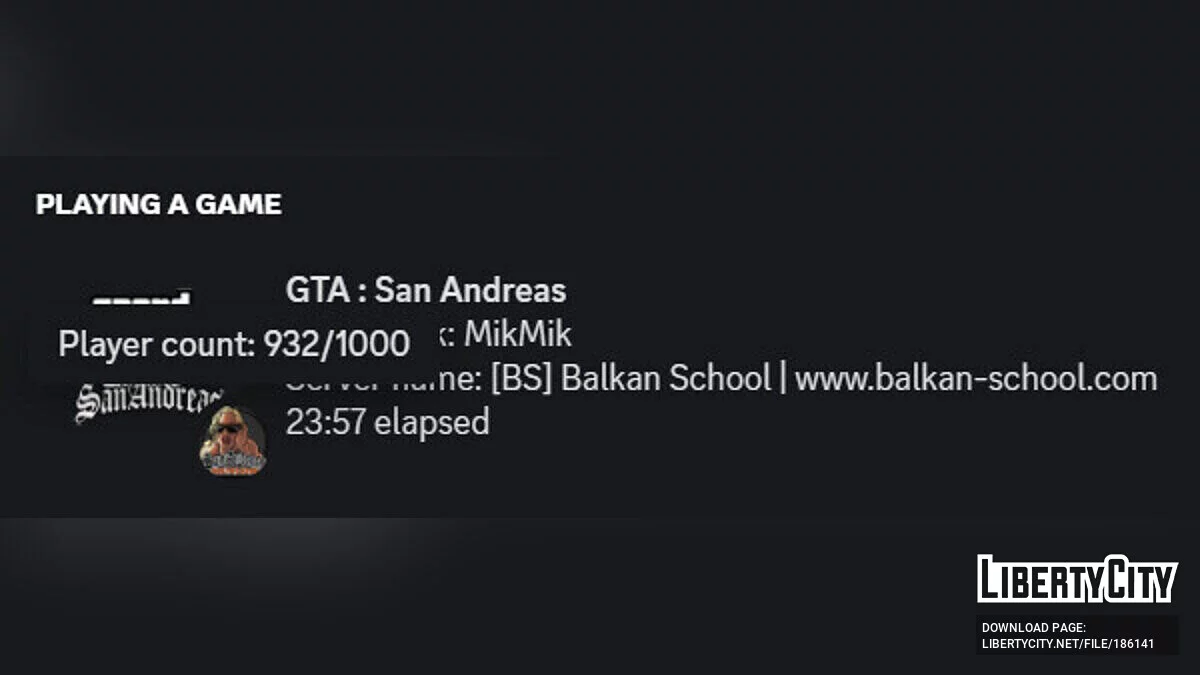 Discord RichER Presence / GTA San Andreas