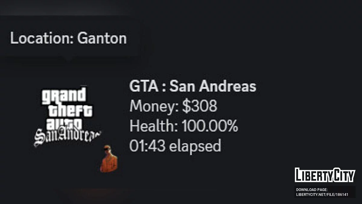 Discord RichER Presence / GTA San Andreas