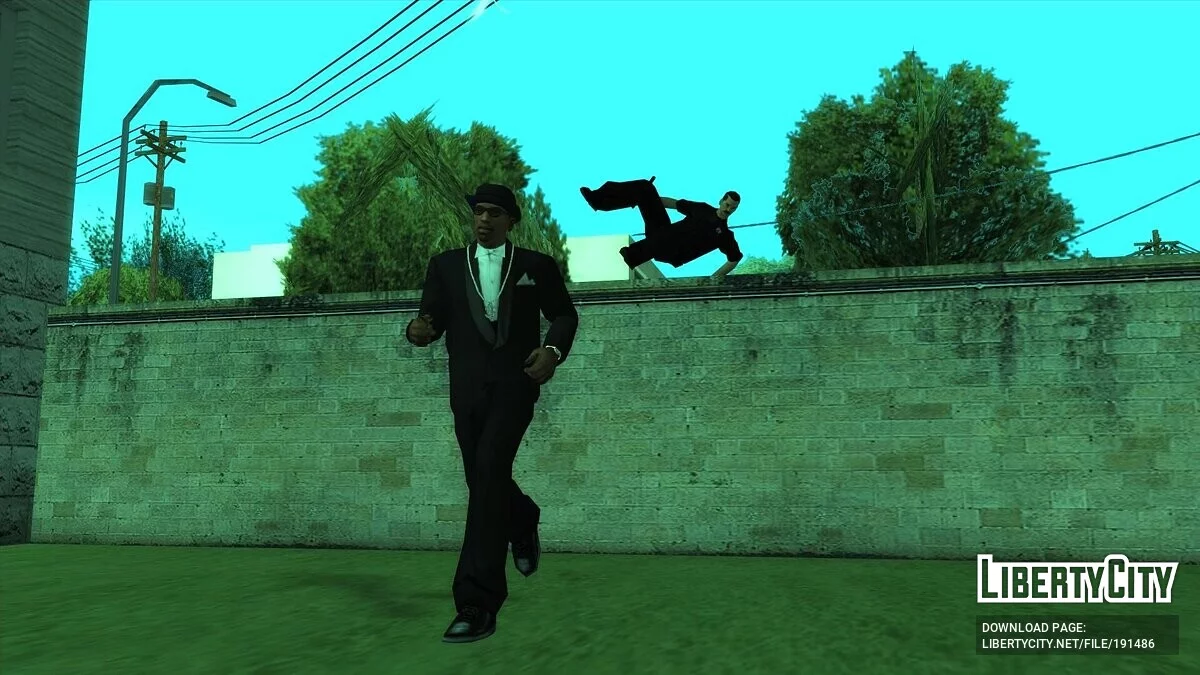 NPC перелезают через препятствия / GTA San Andreas