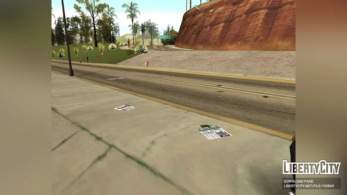 Мусор на дорогах как в GTA 3/GTA VC / GTA San Andreas