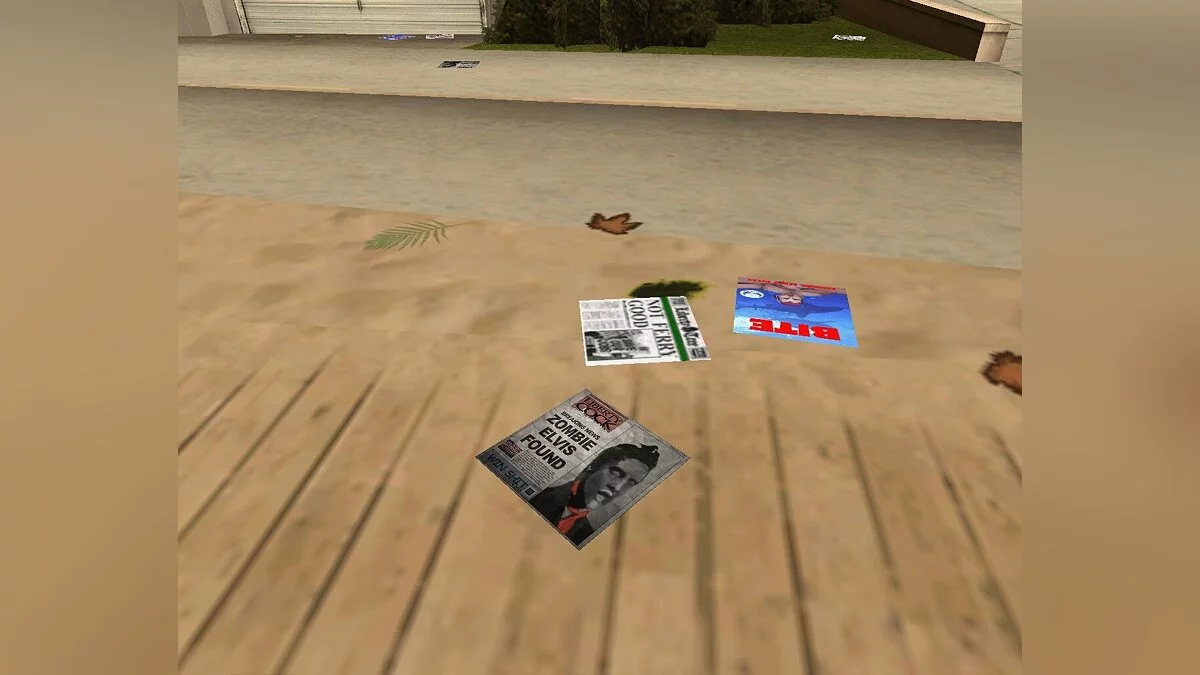 Мусор на дорогах как в GTA 3/GTA VC / GTA San Andreas