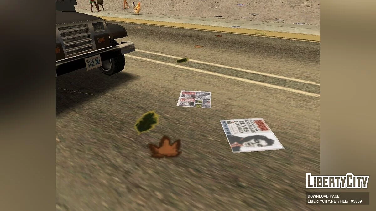 Мусор на дорогах как в GTA 3/GTA VC / GTA San Andreas