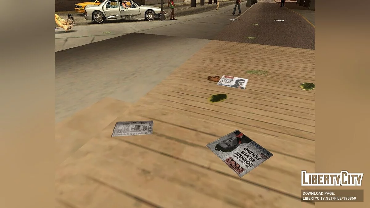 Мусор на дорогах как в GTA 3/GTA VC / GTA San Andreas
