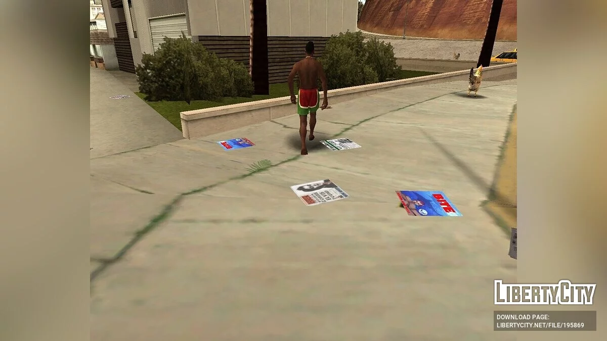 Мусор на дорогах как в GTA 3/GTA VC / GTA San Andreas