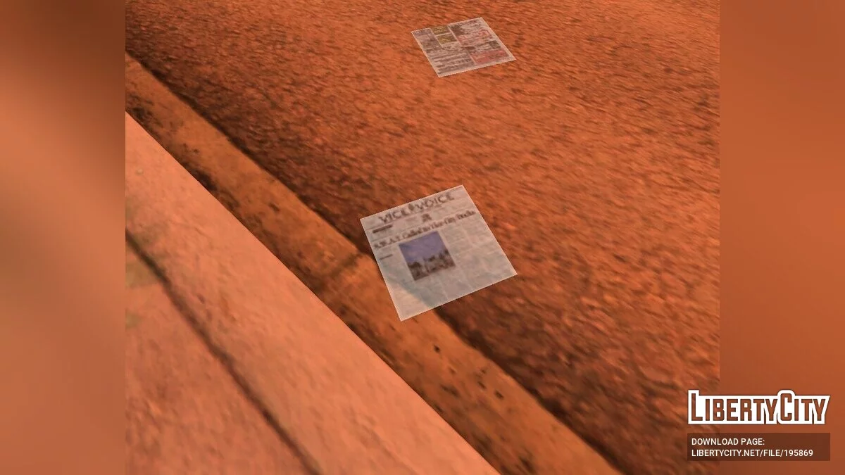 Мусор на дорогах как в GTA 3/GTA VC / GTA San Andreas