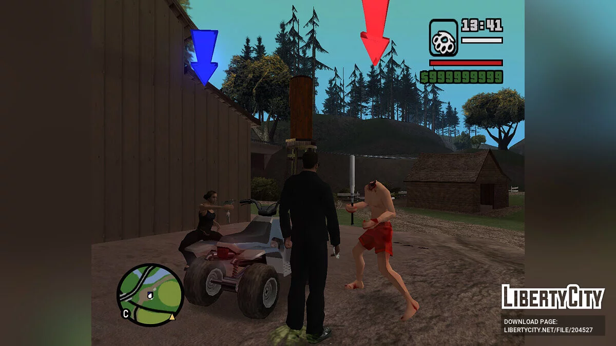 Маркеры в стиле Вайс Сити / GTA San Andreas