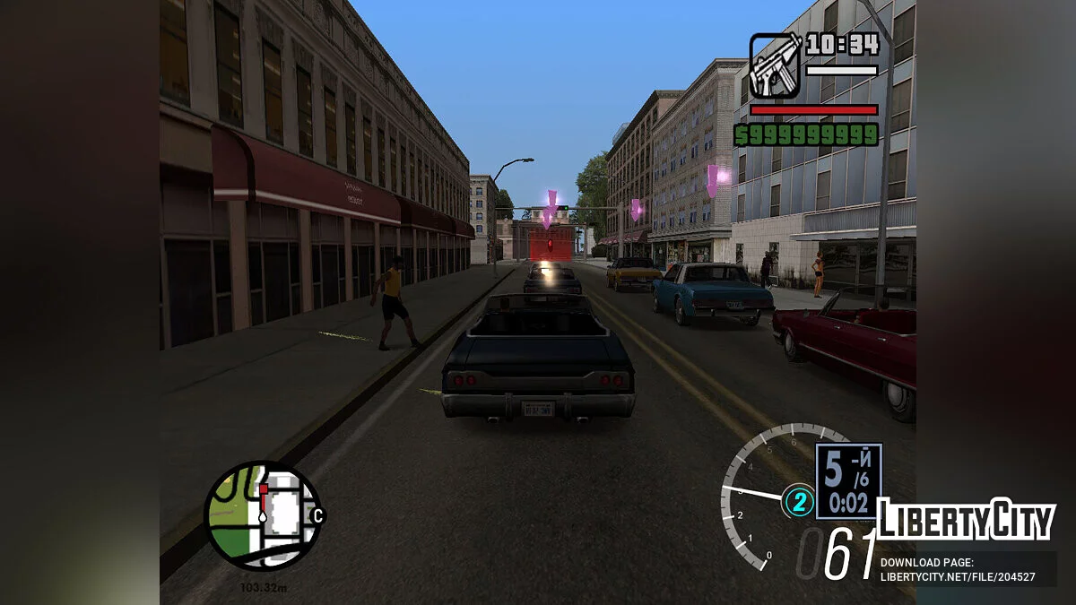 Маркеры в стиле Вайс Сити / GTA San Andreas