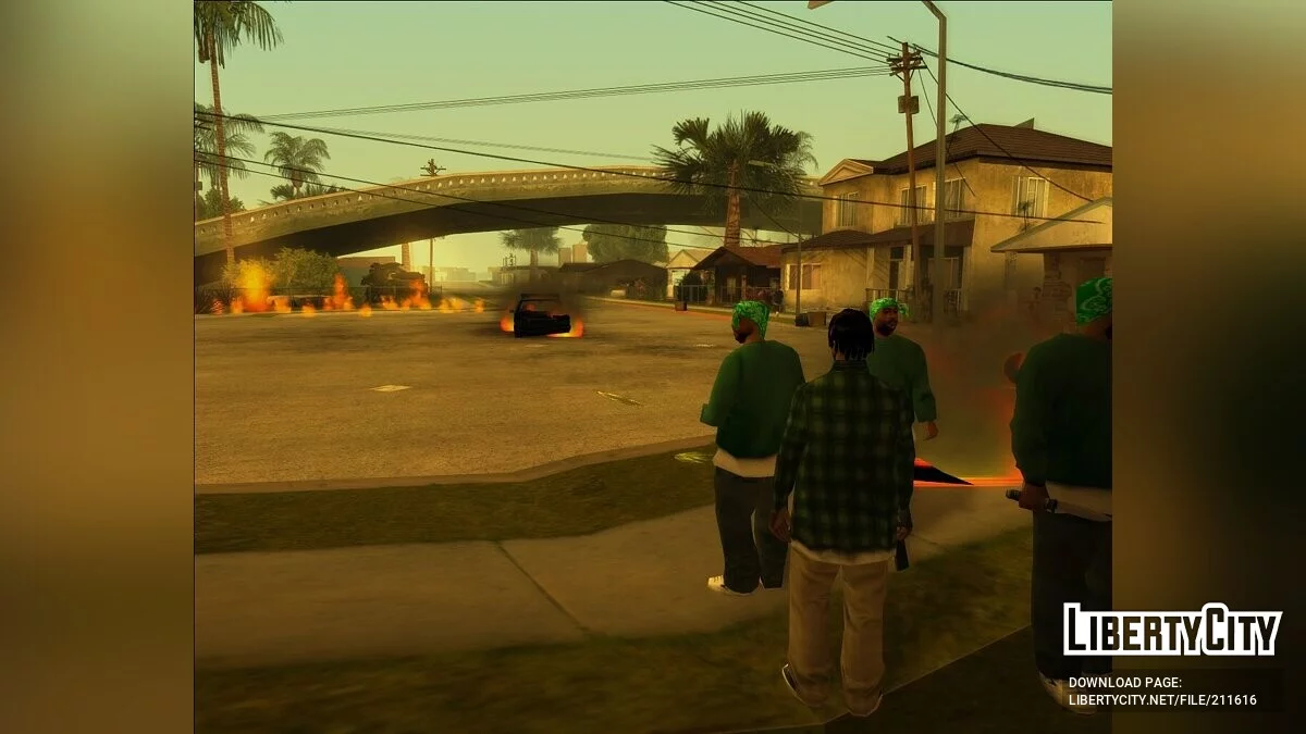 Пожары и огни / GTA San Andreas