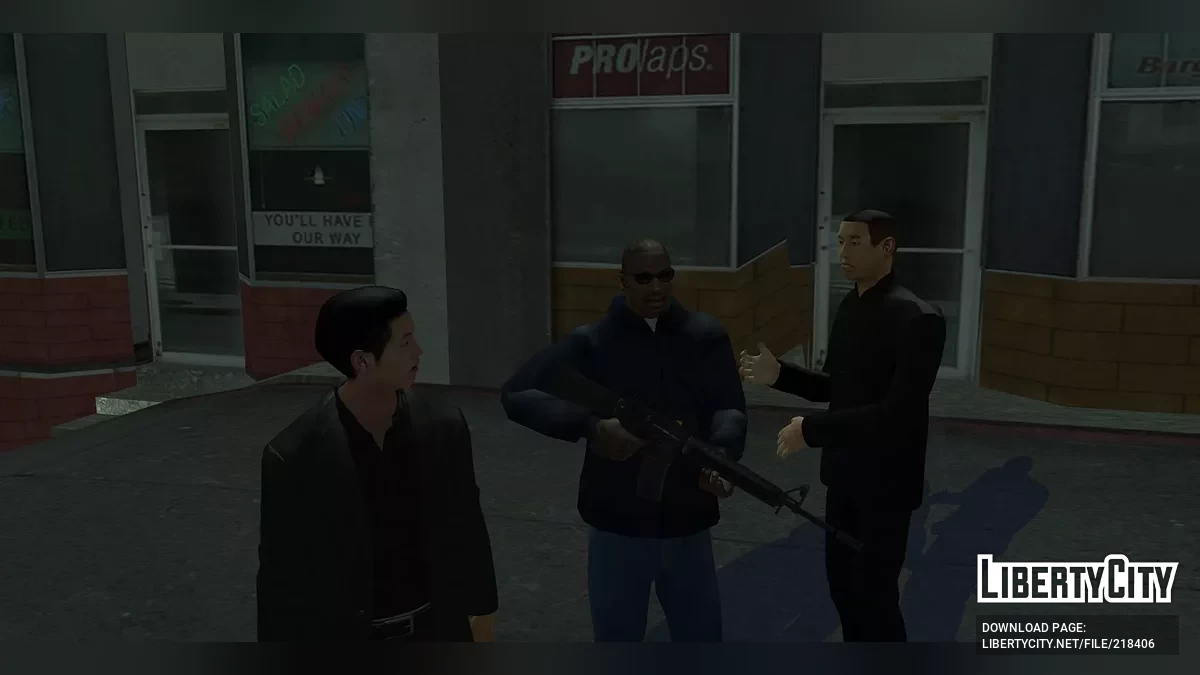Исправление диалогов с бандами / GTA San Andreas