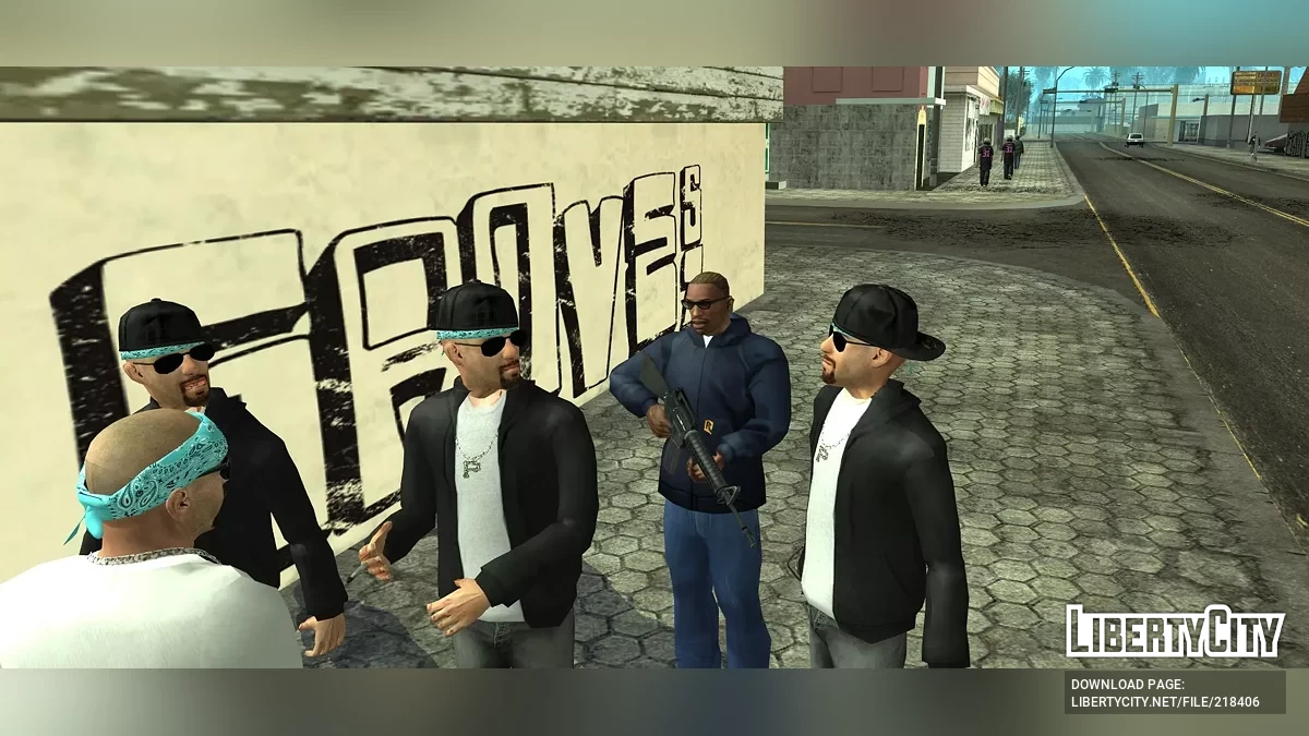 Исправление диалогов с бандами / GTA San Andreas