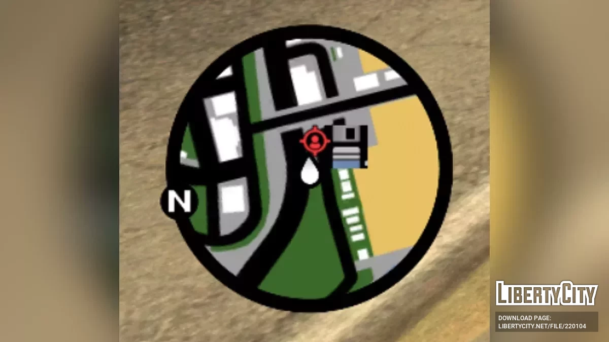 Радар Полицейских и Угроз / GTA San Andreas