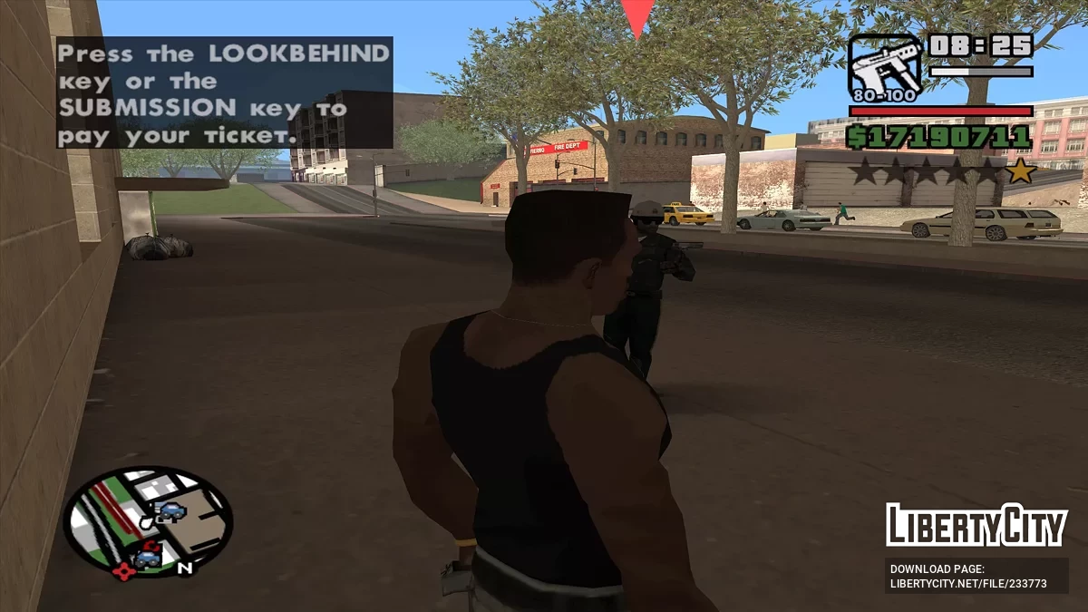 Возможность давать взятку полицейским / GTA San Andreas