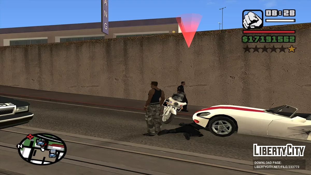 Возможность давать взятку полицейским / GTA San Andreas