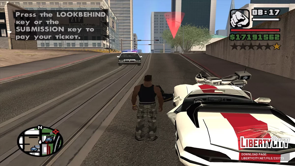 Возможность давать взятку полицейским / GTA San Andreas