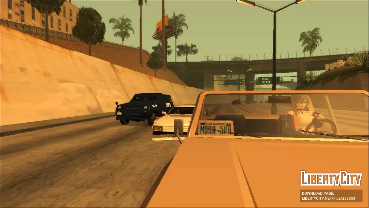 Вариация модели - Восстановленный грузовик ФБР и БТР SWAT / GTA San Andreas