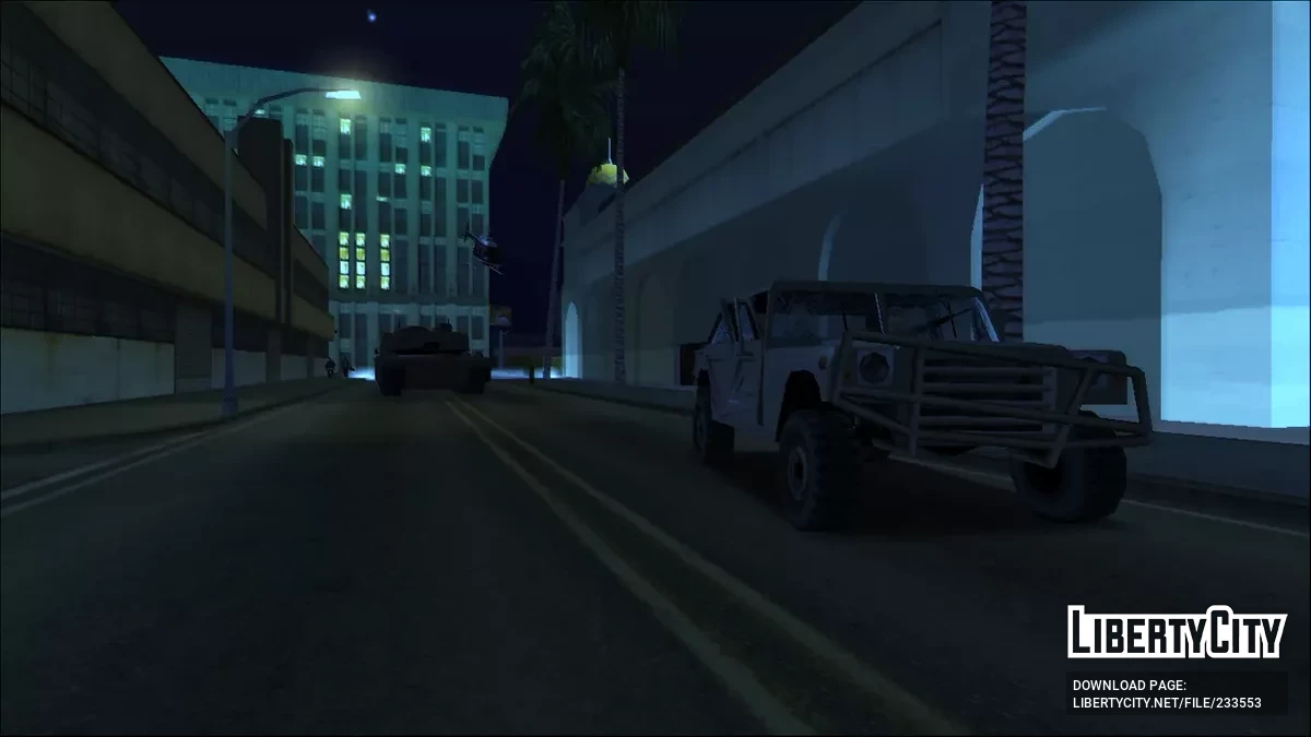 Вариация модели - Восстановленный грузовик ФБР и БТР SWAT / GTA San Andreas