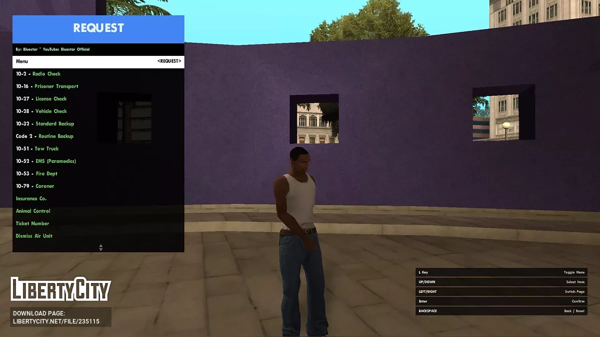 Иммерсивный диспетчер SA / GTA San Andreas