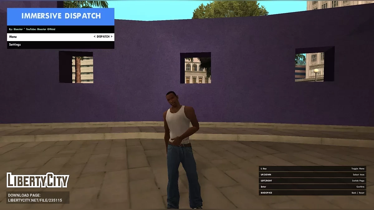 Иммерсивный диспетчер SA / GTA San Andreas