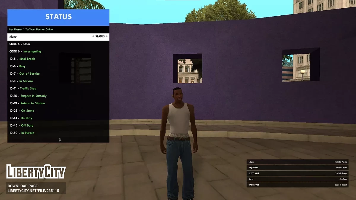 Иммерсивный диспетчер SA / GTA San Andreas