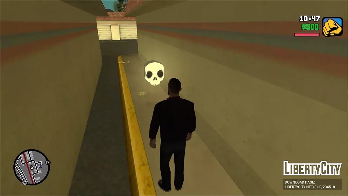 Отображение коллекционных предметов на карте Rise Theft Auto / GTA San Andreas