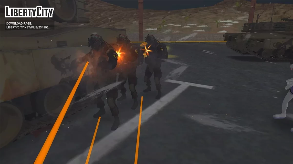 VCS Пуля Трейсер / GTA San Andreas