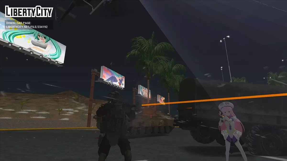 VCS Пуля Трейсер / GTA San Andreas