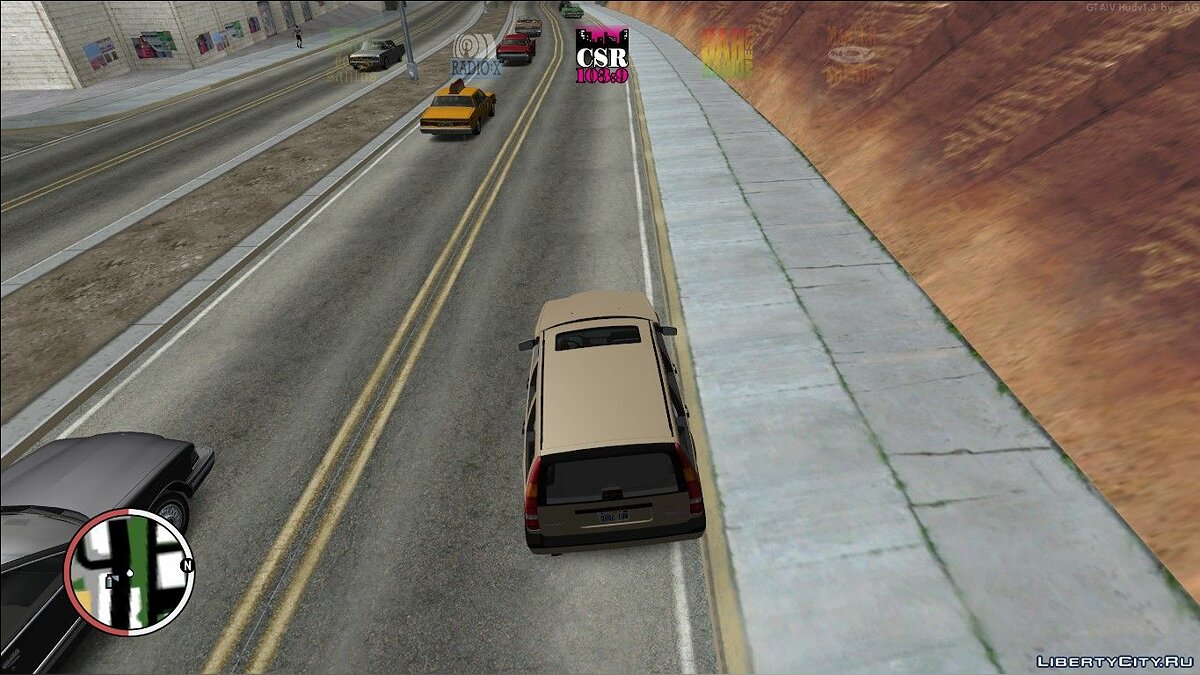 GTA 4 HUD v1.3 в стиле SA для GTA San Andreas - Картинка #2