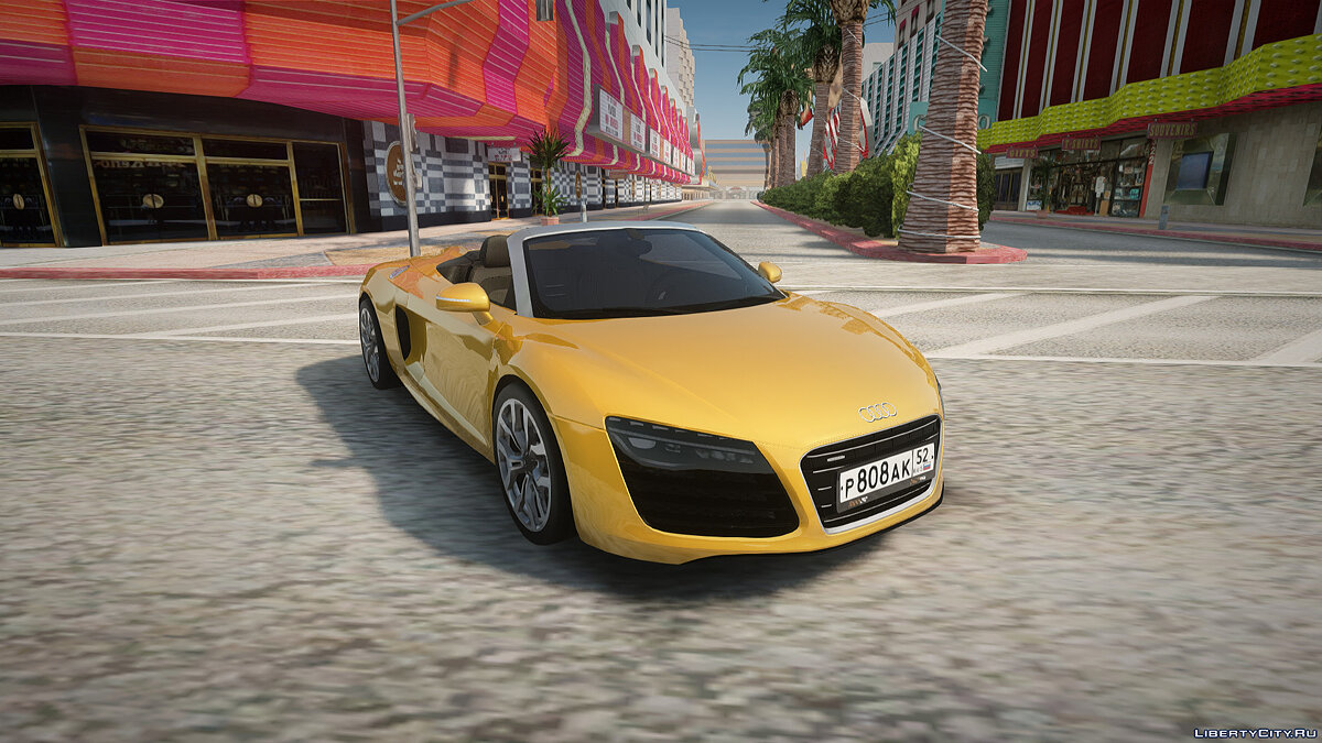 Audi r8 cabrio gta 5 фото 42