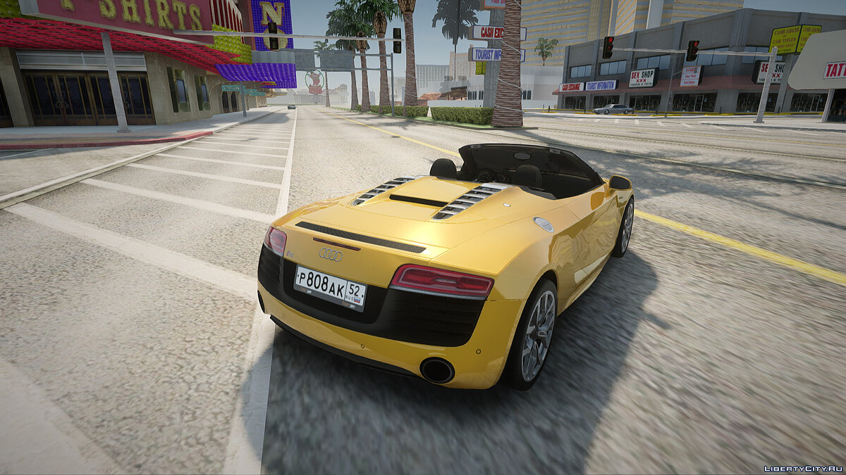 Audi r8 cabrio gta 5 фото 102