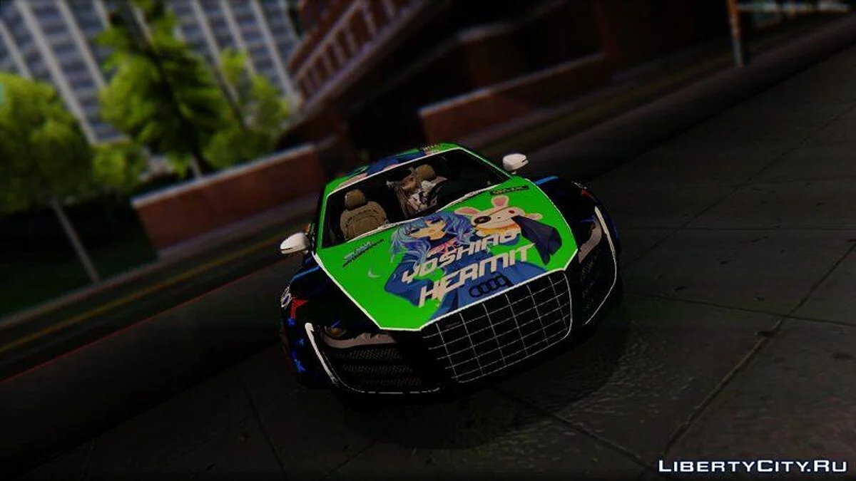 Audi R8 V.1.0 Itasha Yoshino Hermit Date A Live Liberty Walk Performance / GTA San Andreas