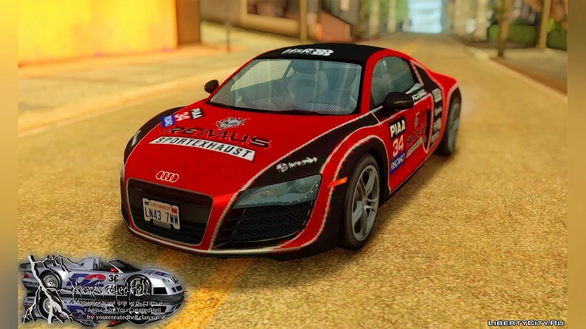 2008 Audi R8 Coupe 4.2 FSI quattro US-Spec v1.0.0 / GTA San Andreas