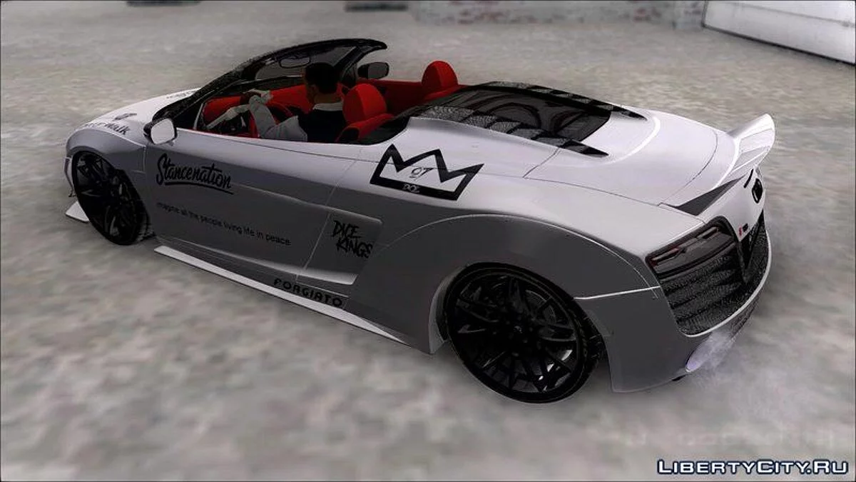 Audi R8 Spyder 5.2 V10 Plus LB Walk DiCe / GTA San Andreas