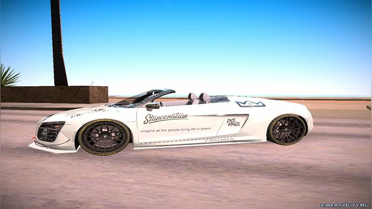 Audi R8 Spyder 5.2 V10 Plus LB Walk DiCe / GTA San Andreas