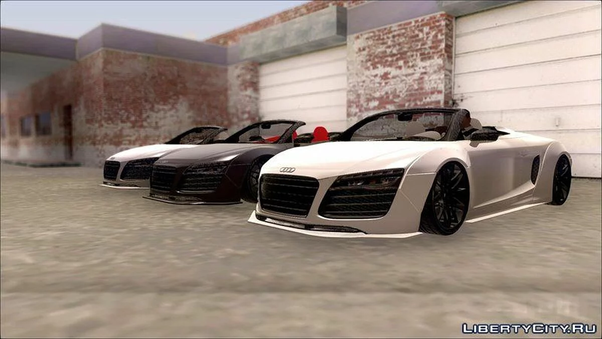 Audi R8 Spyder 5.2 V10 Plus LB Walk / GTA San Andreas