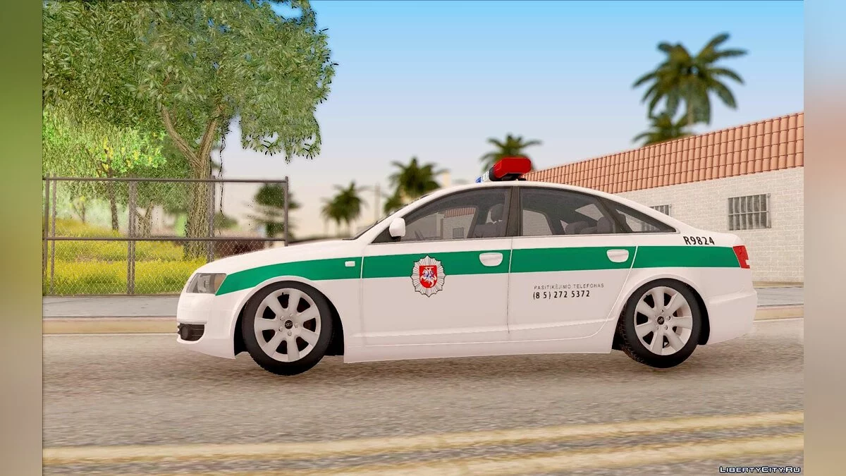 Audi A6 C6 Lithuanian Police / GTA San Andreas