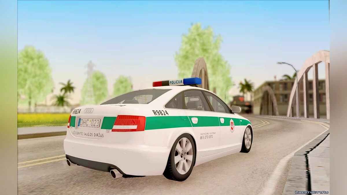 Audi A6 C6 Lithuanian Police / GTA San Andreas