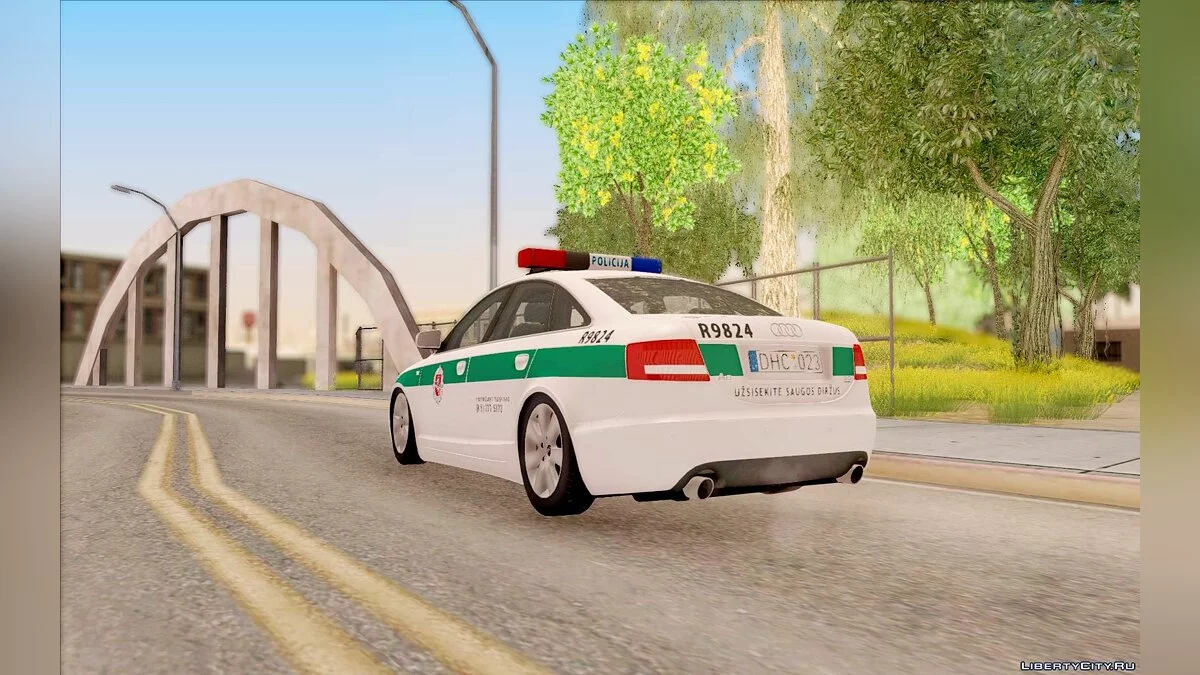 Audi A6 C6 Lithuanian Police / GTA San Andreas