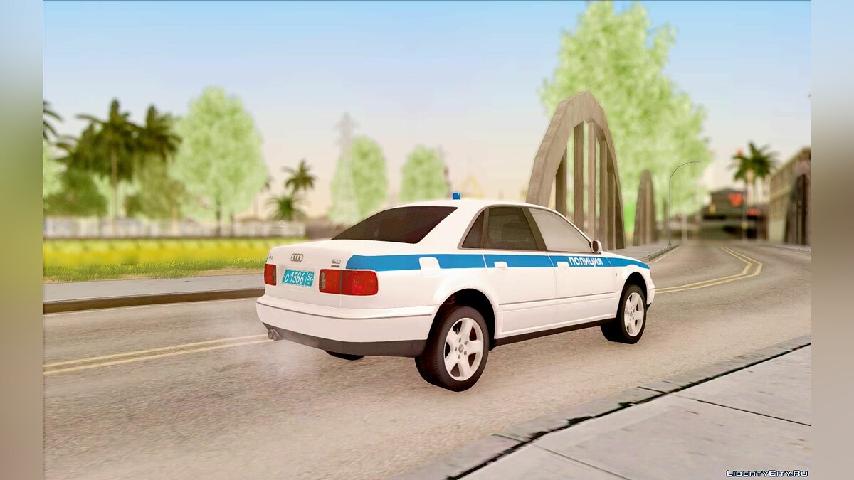 Скачать Audi A8 Служебная машина Полиции МВД для GTA San Andreas