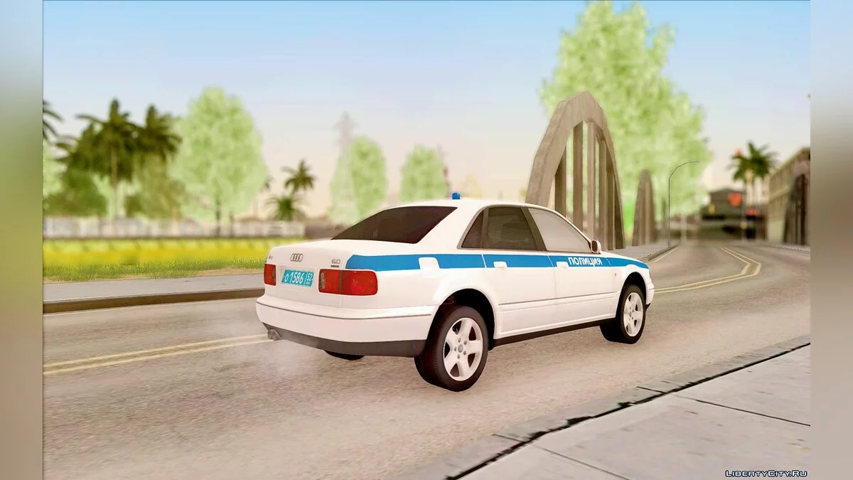 Audi A8 Служебная машина Полиции МВД / GTA San Andreas