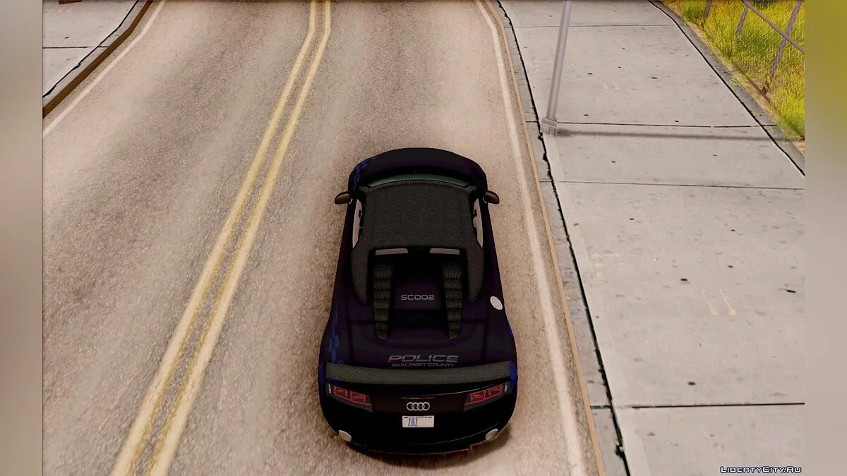 Audi R8 High Speed Police / GTA San Andreas
