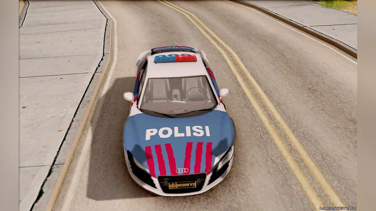 Audi R8 Police Indonesia / GTA San Andreas