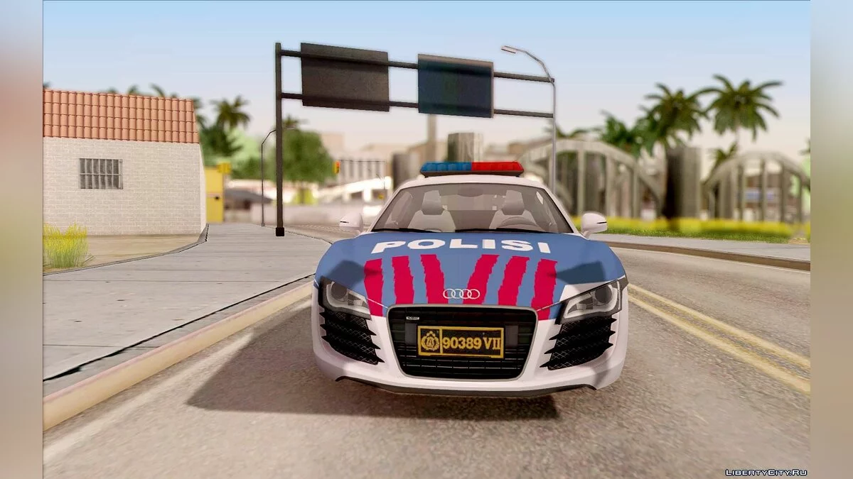 Audi R8 Police Indonesia / GTA San Andreas