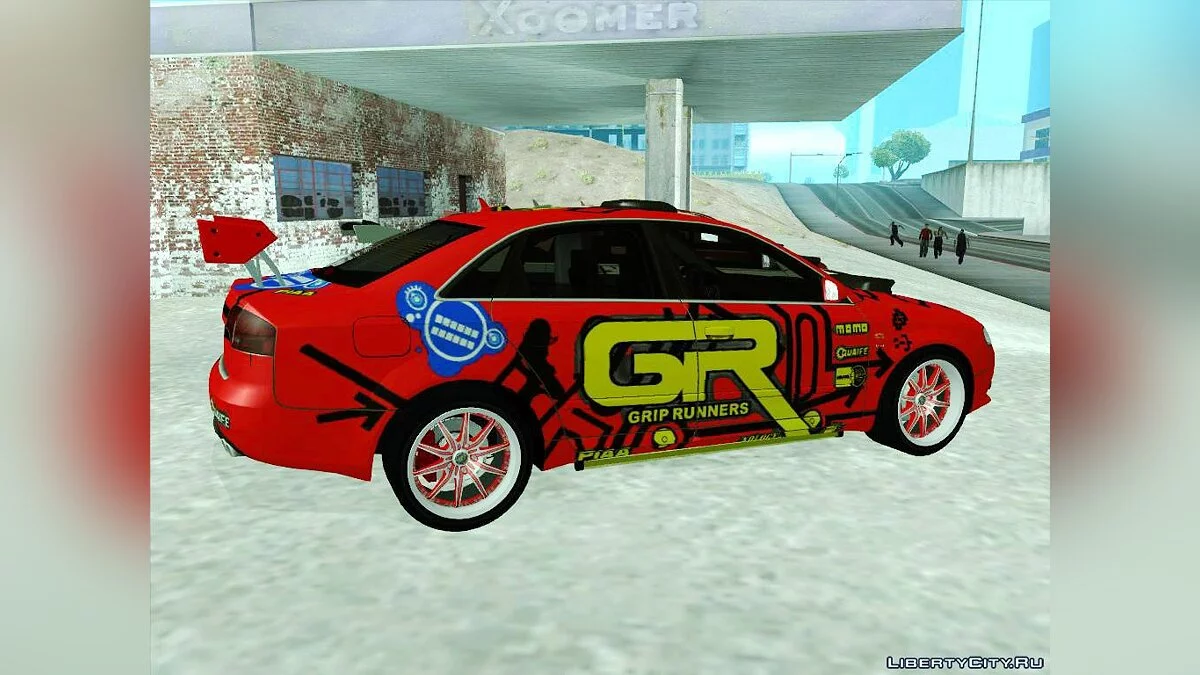 Audi S4 + Детали тюнинга для ТрансФендера / GTA San Andreas