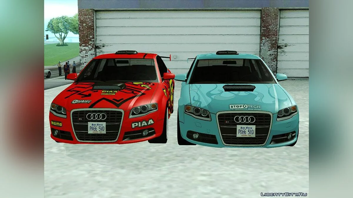 Audi S4 + Детали тюнинга для ТрансФендера / GTA San Andreas