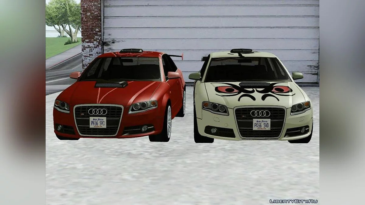 Audi S4 + Детали тюнинга для ТрансФендера / GTA San Andreas